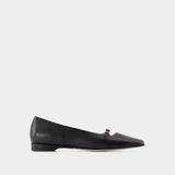 Ballerines Emilie - Carel - Cuir - Noir