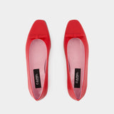 Ballerines Bella - Carel - Cuir - Rouge