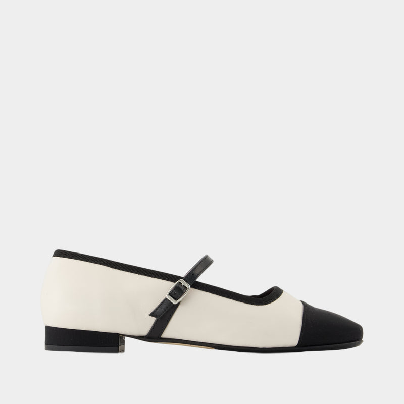 Ballerines Gisele - Carel - Cuir - Blanc