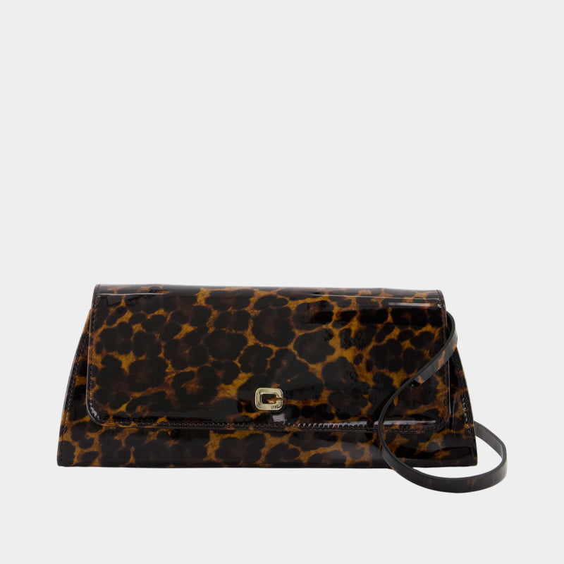 Sac Porté Épaule Madeleine - Carel - Cuir - Léopard