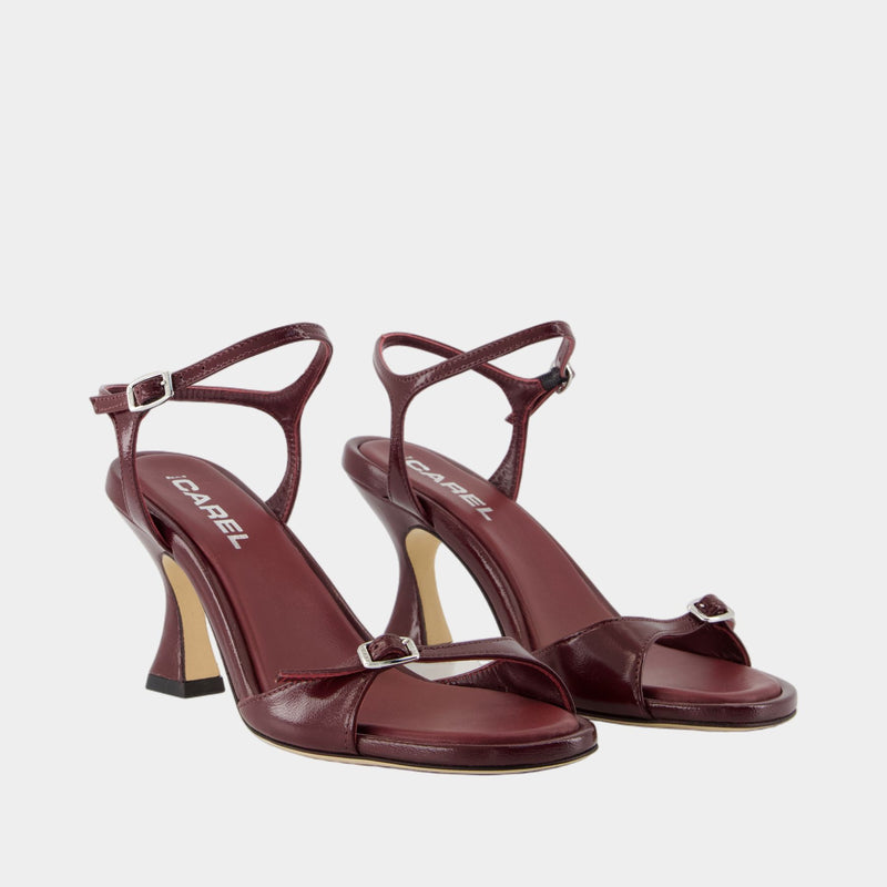 Sandales Celeste - Carel - Cuir - Bordeaux