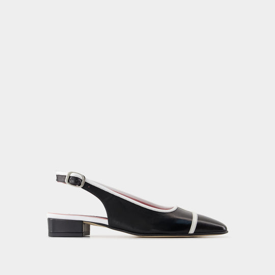 Sandales Elisa - Carel - Cuir - Noir