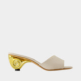 Sandales Naiade - Carel - Cuir - Blanc