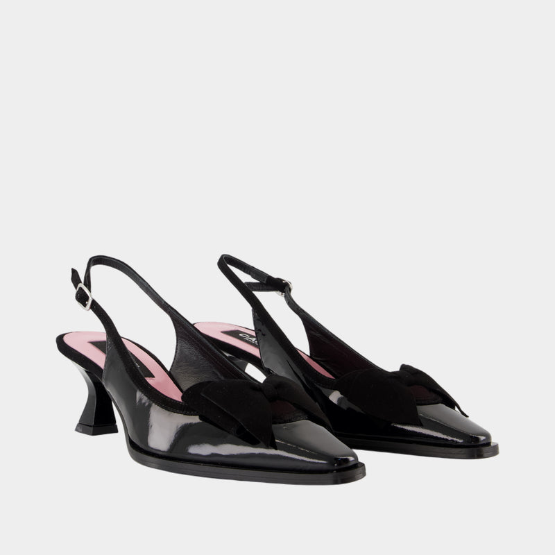 Sandales Marquise - Carel - Cuir - Noir