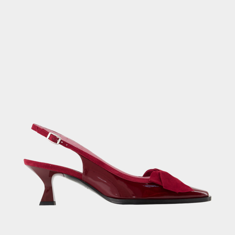 Sandales Marquise - Carel - Cuir - Bordeaux