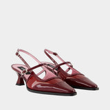 Sandales Cecile 25 - Carel - Cuir - Bordeaux