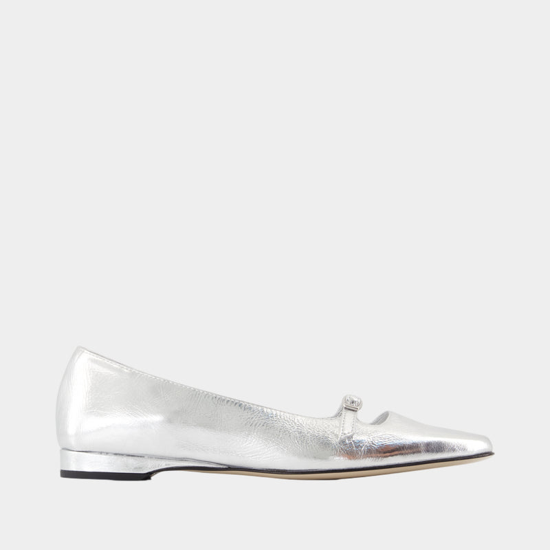 Ballerines Emilie - Carel - Cuir - Argenté