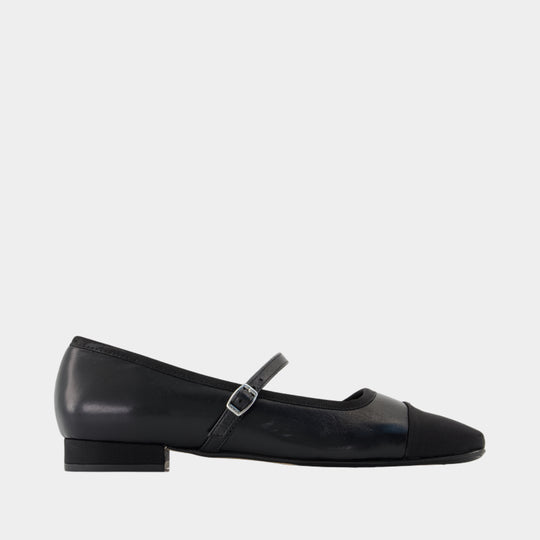 Ballerines Gisele - Carel - Cuir - Noir