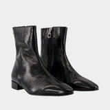 Bottines Aiglon - Carel - Cuir - Noir