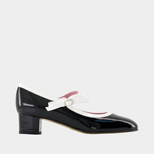 Escarpins Kina Bow - Carel - Cuir - Noir