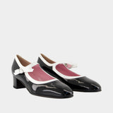 Escarpins Kina Bow - Carel - Cuir - Noir