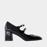 Escarpins Alice B - Carel - Cuir - Noir