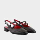 Sandales Peche Moto - Carel - Cuir - Noir