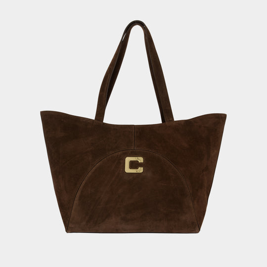 Cabas Clemenceau - Carel - Cuir - Marron