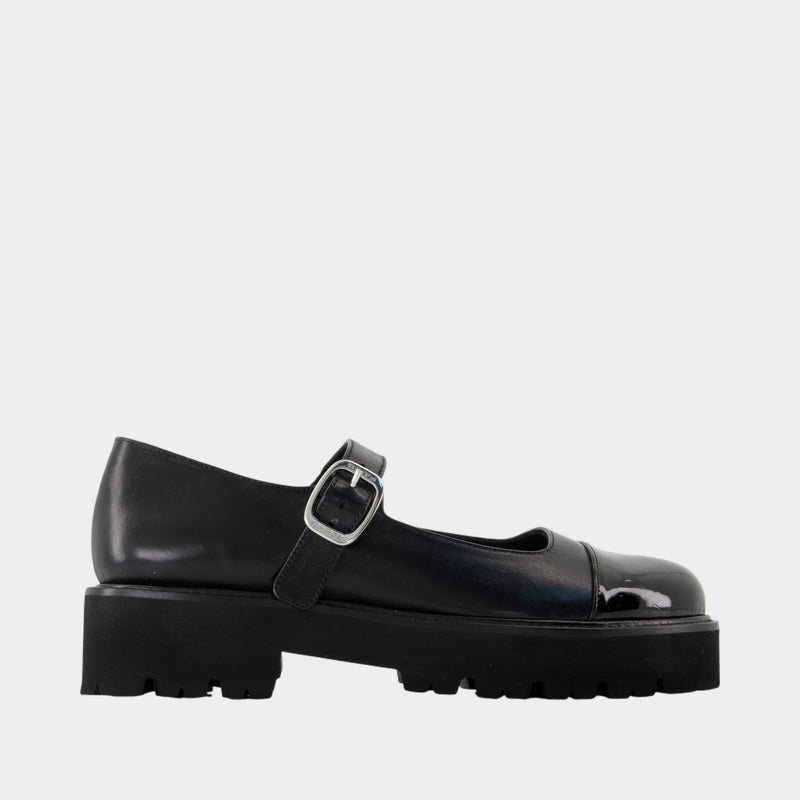 Maryjane Team - Carel - Cuir - Noir