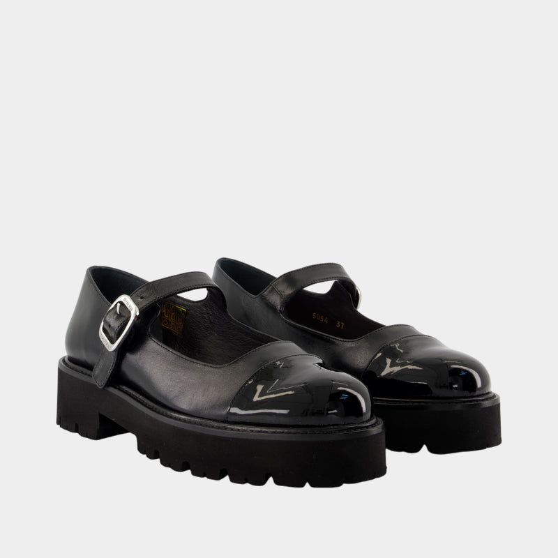 Maryjane Team - Carel - Cuir - Noir