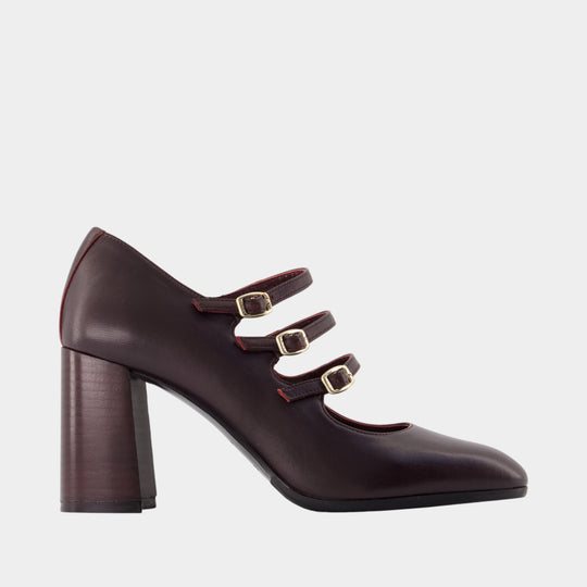 Escarpins Keel Flex - Carel - Cuir  - Bordeaux