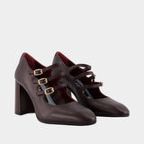 Escarpins Keel Flex - Carel - Cuir  - Bordeaux
