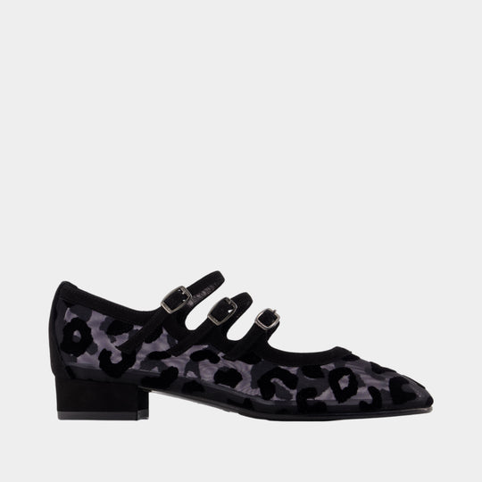 Ballerines Ariana R - Carel - Cuir - Noir
