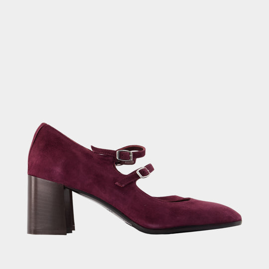 Escarpins Alice Flex - Carel - Cuir - Bordeaux