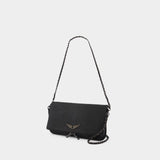 Sac À Bandoulière Rock Soft Savage - Zadig & Voltaire - Cuir - Noir