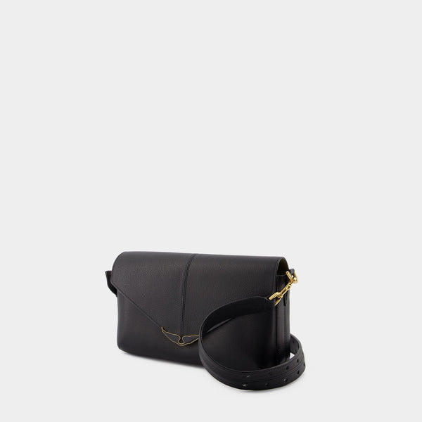 Sac À Bandoulière Borderline Daily - Zadig & Voltaire - Cuir - Noir