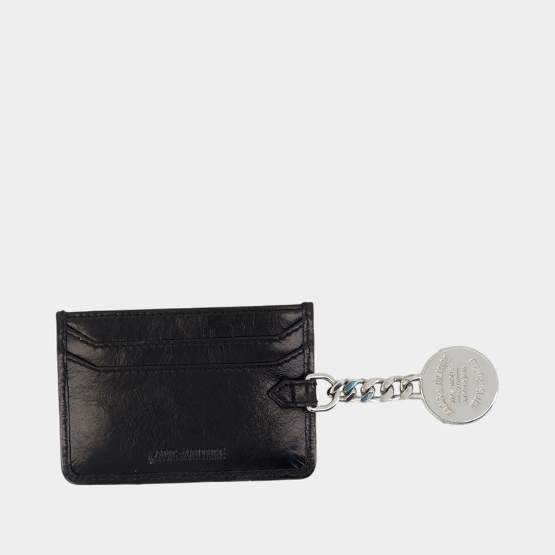 Porte-Carte Sunny Pass - Zadig & Voltaire - Cuir - Noir