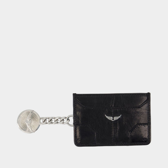 Porte-Carte Sunny Pass - Zadig & Voltaire - Cuir - Noir