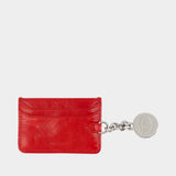 Porte-Carte Sunny Pass - Zadig & Voltaire - Cuir - Rouge