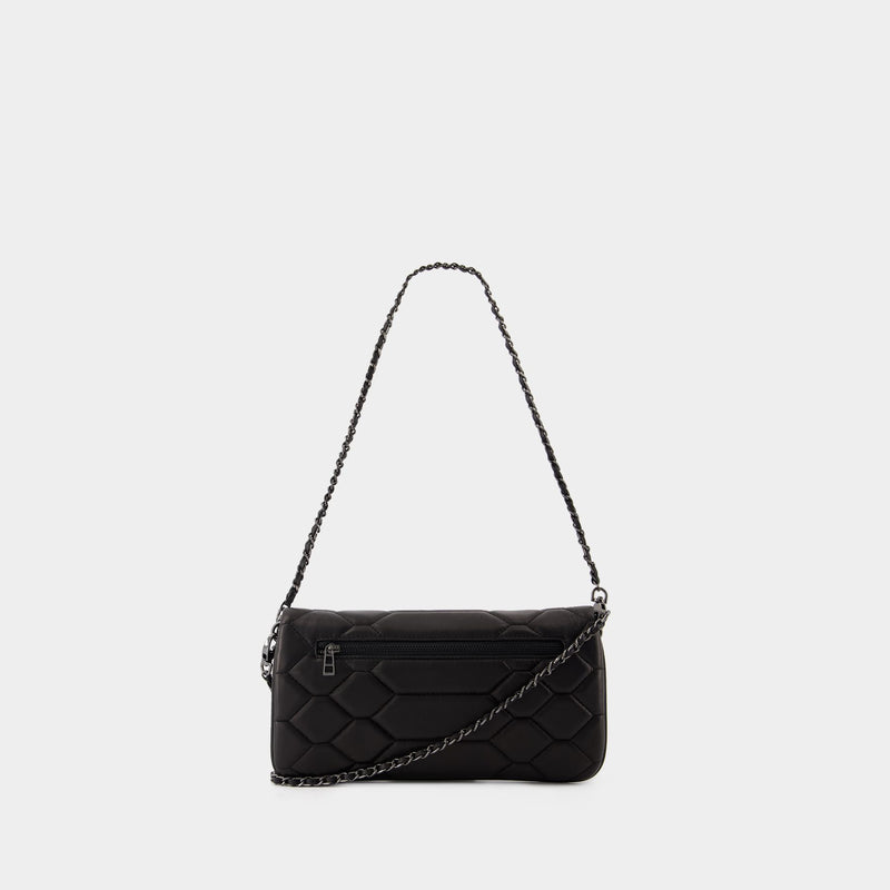 Sac À Bandoulière Rock Xl - Zadig & Voltaire - Cuir - Noir