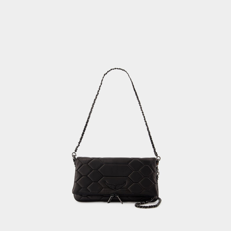 Sac À Bandoulière Rock Xl - Zadig & Voltaire - Cuir - Noir