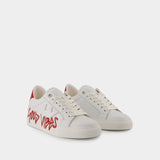 Sneakers La Flash Good Vibes - Zadig & Voltaire - Cuir - Blanc