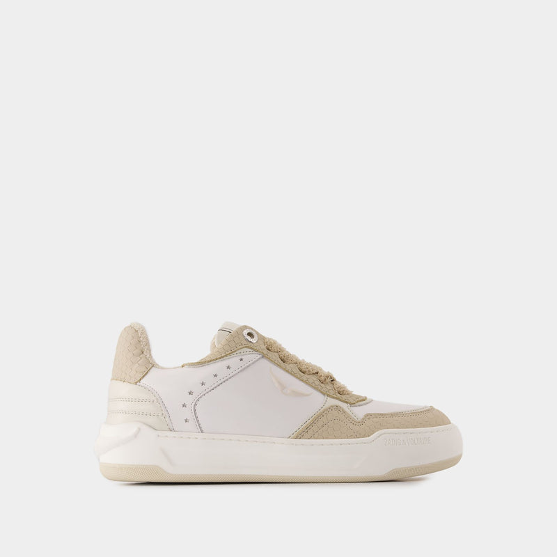 Sneakers Wings - Zadig & Voltaire - Cuir - Blanc