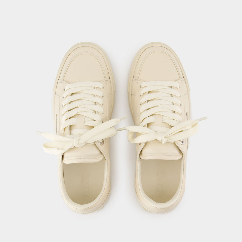 Sneakers Fly On - Zadig & Voltaire - Cuir - Blanc