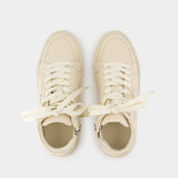 Sneakers Mid Fly On - Zadig & Voltaire - Cuir - Blanc