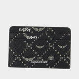Porte-Carte Zv Pass Monogramme - Zadig & Voltaire - Synthétique - Noir