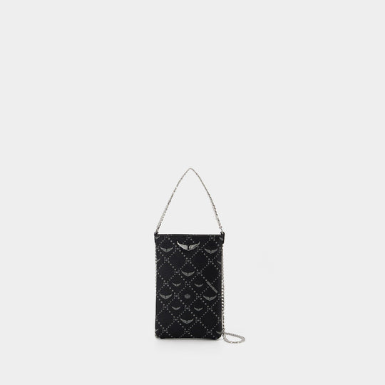 Pochette Rock Monogramme - Zadig & Voltaire - Cuir - Noir