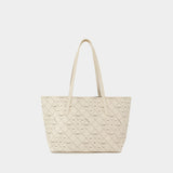 Cabas Z Shopper Monogram - Zadig & Voltaire - Synthétique - Blanc