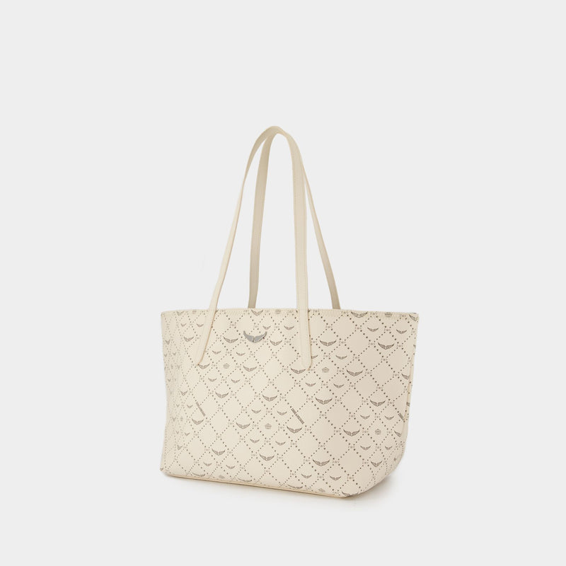 Cabas Z Shopper Monogram - Zadig & Voltaire - Synthétique - Blanc