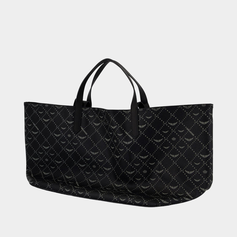 Cabas Z Xl Monogram - Zadig & Voltaire - Synthétique - Noir
