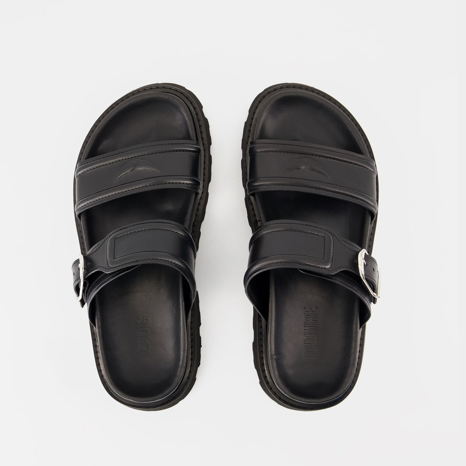 サンダル・ミュール Ride Sandals - Zadig & Voltaire - Leather - Black Zadig&Voltaire Ride レザーミュール | ブラック | FARFETCH JP