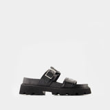 Sandales Ride - Zadig & Voltaire - Cuir - Noir