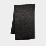Écharpe Glenn Monogramme - Zadig & Voltaire - Viscose - Noir