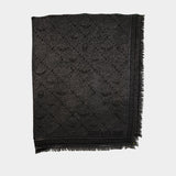 Écharpe Glenn Monogramme - Zadig & Voltaire - Viscose - Noir