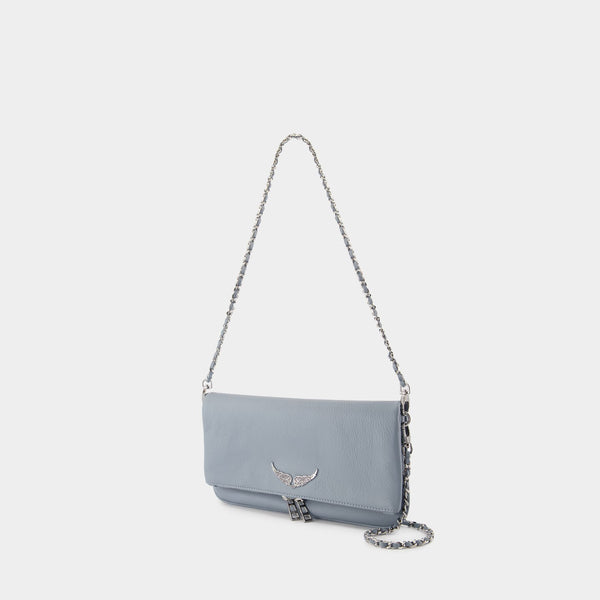Sac À Bandoulière Rock - Zadig & Voltaire - Cuir - Bleu