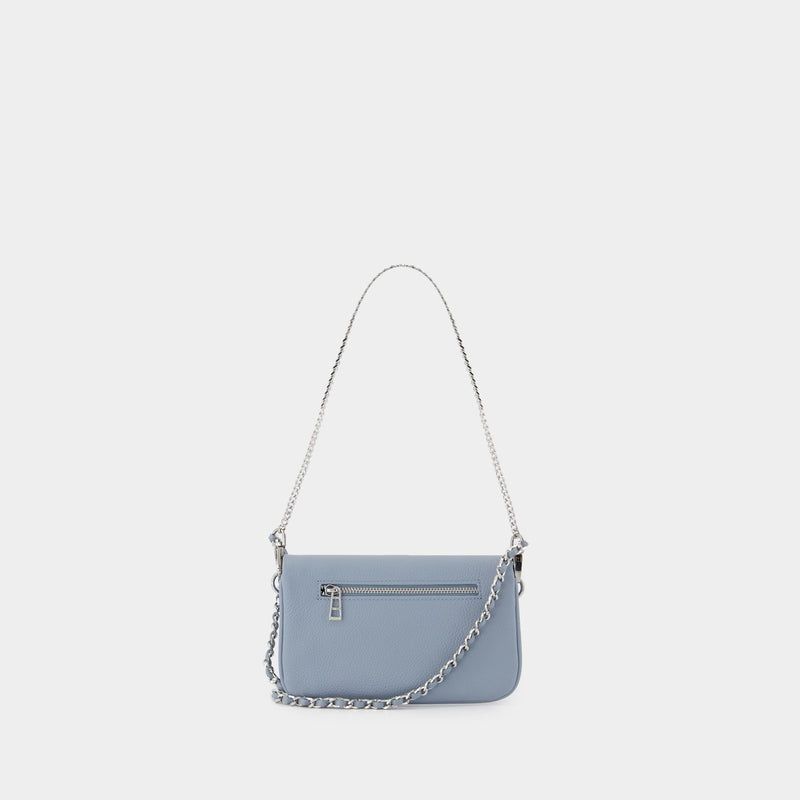 Sac À Bandoulière Rock Nano - Zadig & Voltaire - Cuir - Bleu