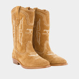 Bottines Tex Western - Zadig & Voltaire - Cuir - Marron
