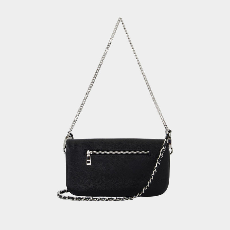 Wallet On Chain Rock Nano - Zadig & Voltaire - Cuir - Noir