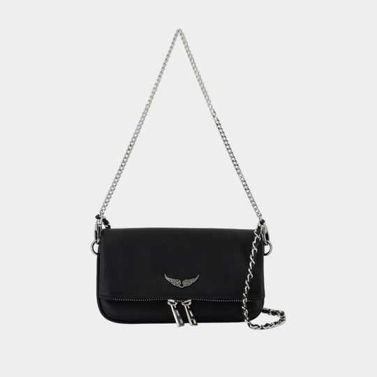 Wallet On Chain Rock Nano - Zadig & Voltaire - Cuir - Noir