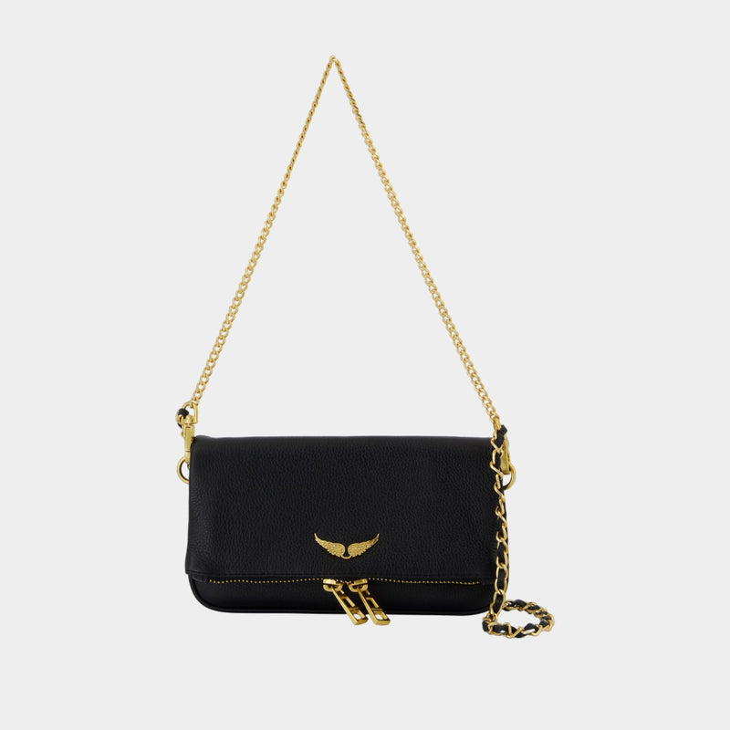 Wallet On Chain Rock Nano - Zadig & Voltaire - Cuir - Noir